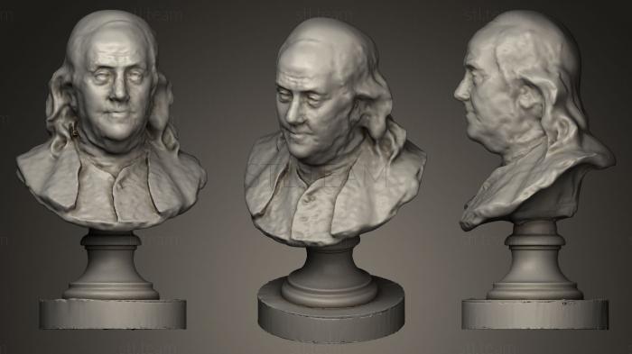 3D модель Бенджамин Франклин (STL)